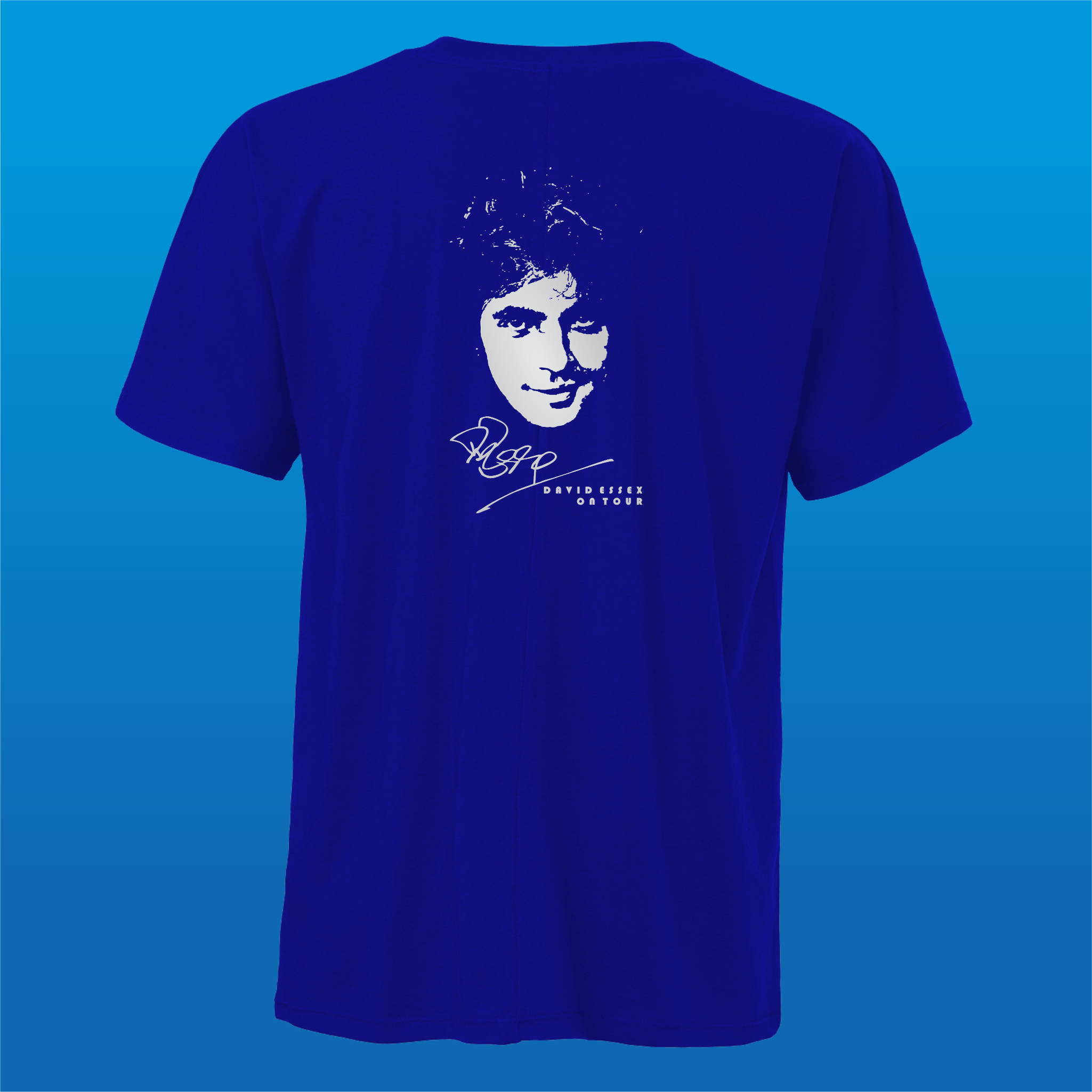 Navy and Silver Tour Tee